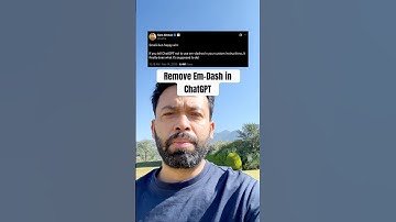 Remove Em-Dash in ChatGPT - a nice tip for human writing #chatgpttips #chatgpt #contentwriting