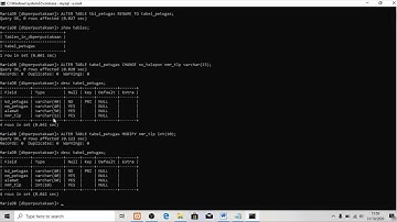 Tutorial mengelola Tabel Database MySQL | Universitas Bina Darma Palembang