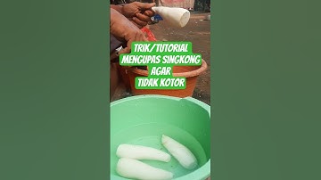 TRIK MUDAH | TIPS AGAR SINGKONG GAK KOTOR SAAT DI KUPAS #tutorial #tips #tricks #singkong