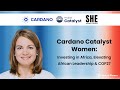 Cardano catalyst women investing in africa elevating african leadership  cop27