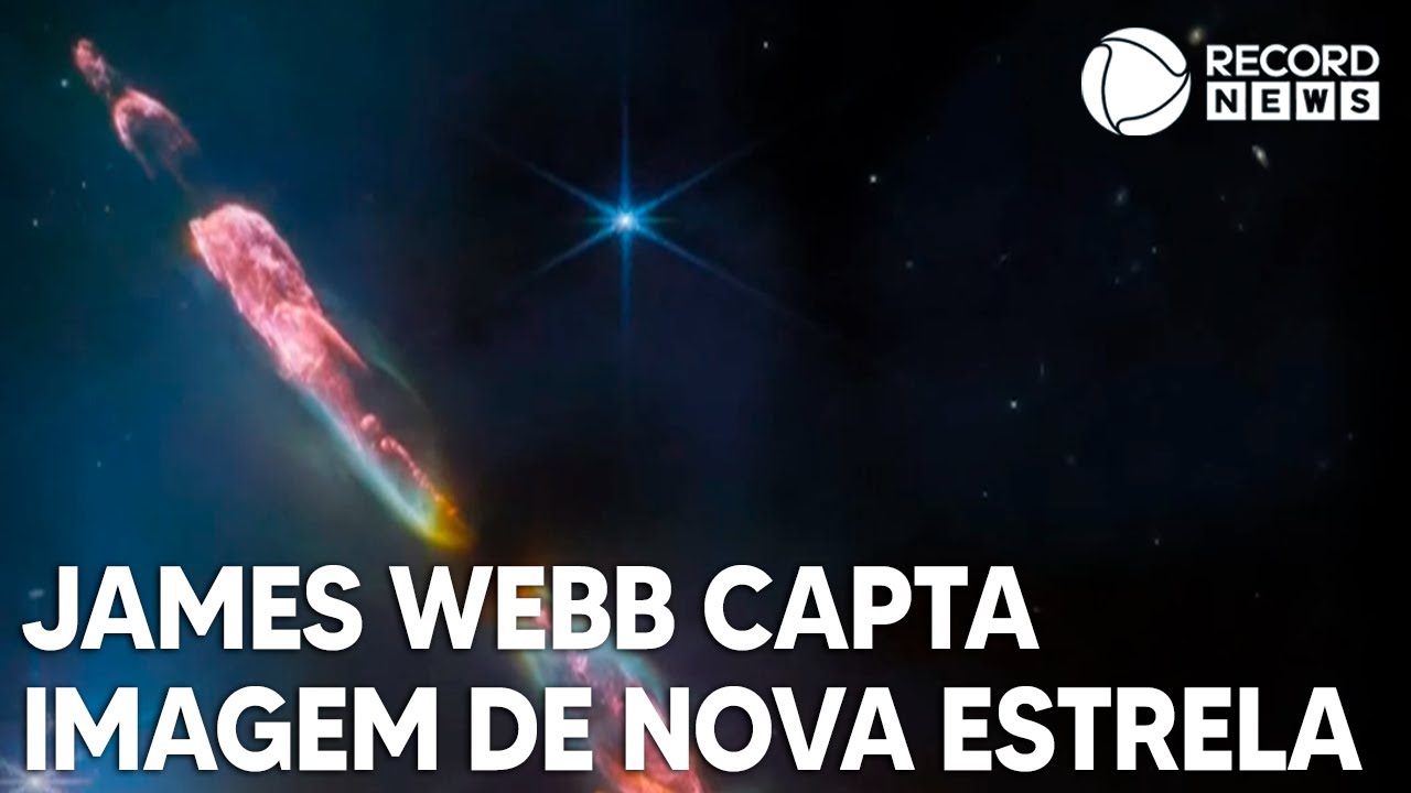 Telescópio James Webb capta imagem de nova estrela