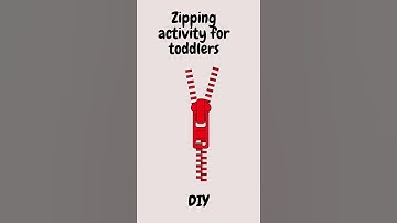 #shorts I Zipping activity for toddlers I Montessori at home I Low Cost Kids activity I
