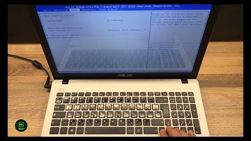 Asus X552C laptop How to enter BIOS Setup & Boot Menu 4K video