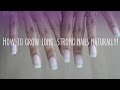 How to grow long nails and keep them strong!