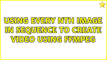 Using every Nth image in sequence to create video using FFmpeg