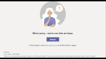 Fix Microsoft Teams Error Code 80070008