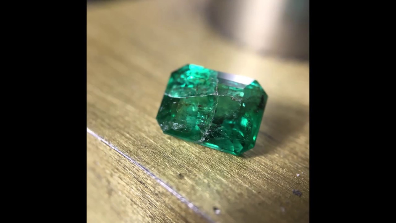 How Emeralds are fracture filled. YouTube