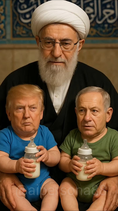 Ali Khamenei Blesses Donald Trump While Trump Blesses Baby Netanyahu | Israel-Iran Power Symbolism