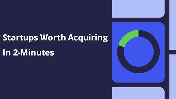 Startups Worth Acquiring  - Acquire.com - Startup Acquisition Marketplace