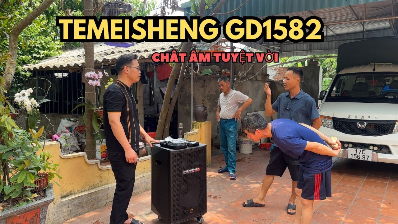 HAY ĐẾN NGỠ NGÀNG VỚI SIÊU PHẨM LOA KÉO TEMEISHENG GD15-82 | LOA KÉO HOÀNG NAM