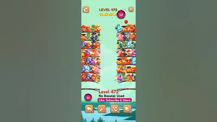 #bird #sort 2 #color #puzzle #level 472 #birdsort #colour #gaming #viral #trending #shorts #solution