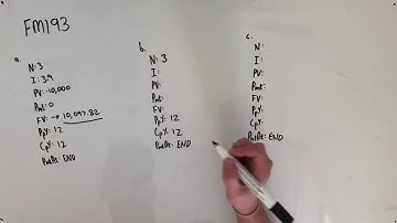 FM193 Further Maths Fortify Study Guide - "Comparing Different Investment Conditions"