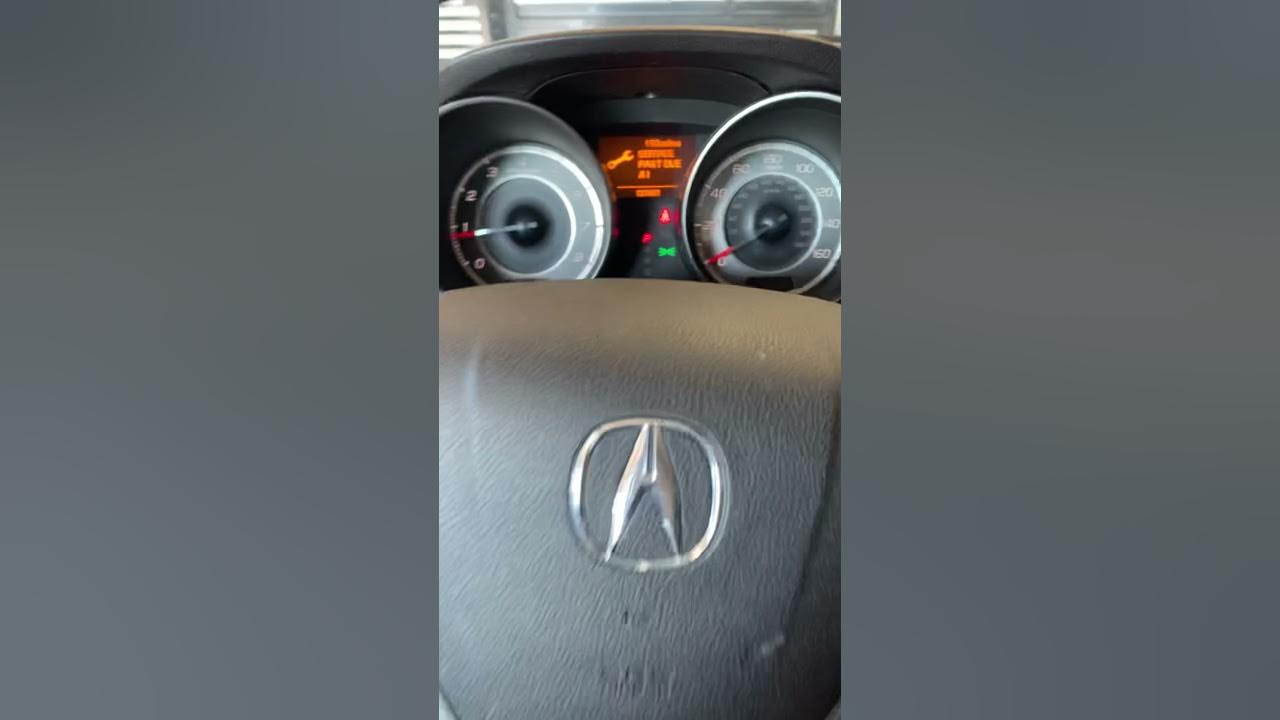 How to reset oil light on a 2012 Acura MDX YouTube