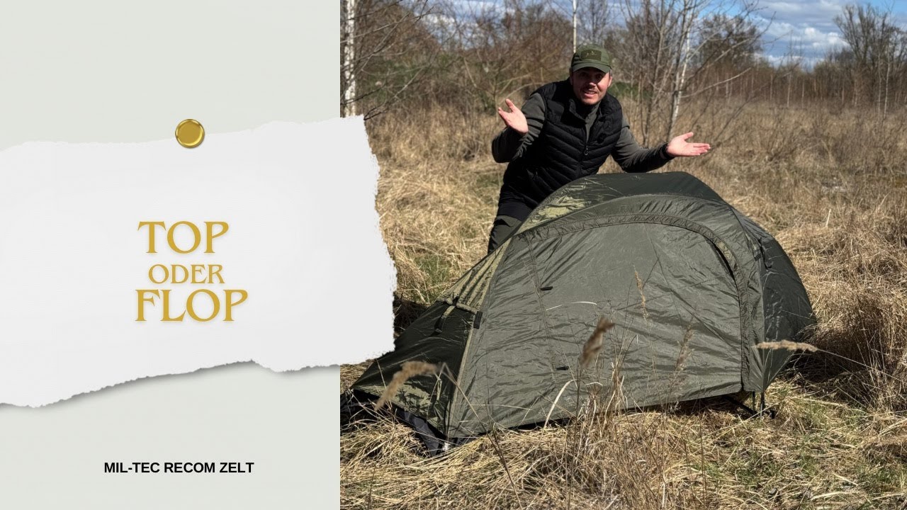 RECOM - Das perfekte Zelt von Miltec fr Bikepacking und Wanden #zelten  #review #reisen