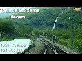 4K CAB VIEW: True to eye view of the Flåm Railway (Myrdal - Flåm)