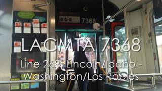 2001 LACMTA NABI 40-LFW 7368 (AUDIO CLIP)
