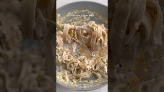fettuccine alfredo, full recipe in comments and description