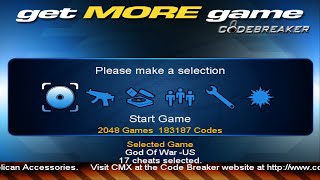 Famous Codebreaker V10.1 Updated 2048Games PAL & NTSC Full Tutorial Wealth