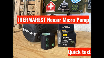 Thermarest Neoair Micro Pump Quick Test (And adapter)