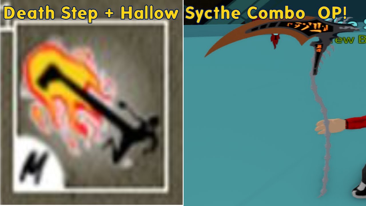 Blox Fruits Death Step + Hallow Scythe Combo Very OP!! YouTube