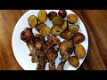 Steamed Roasted Chicken Drumsticks With Potatoes Aloo Chicken Steam Roast Karny Ka Tarika