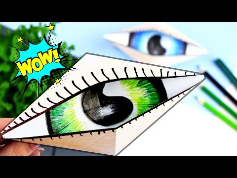 Глаз оригами глаз из бумаги