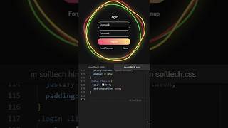 login page design #coding #javascript #html #css #programming #python #webdesign #shorts