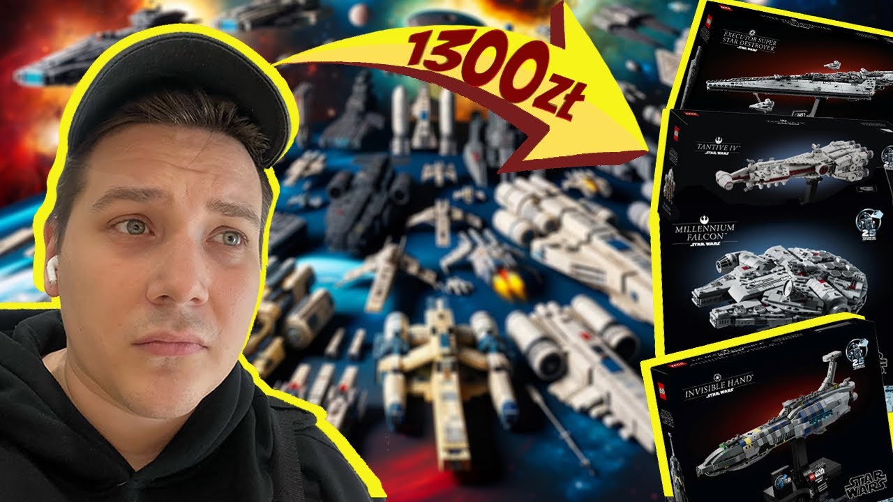ZEBRAŁEM WSZYSTKIE STATKI Z LEGO STAR WARS!