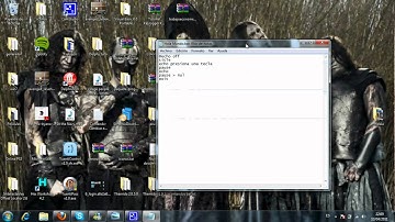 Programacion Batch: Hola Mundo