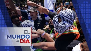 Protestas estudiantiles por conflicto en Gaza continúan sacudiendo universidades en EEUU