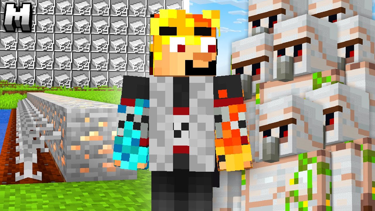 Postavil jsem GIGANTICKOU Iron Farmu na Majnru