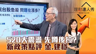 【理財達人秀】520大震盪 先蹲後拉? 新政策點評 金.建穩｜李兆華、李永年 2024.05.20 part1