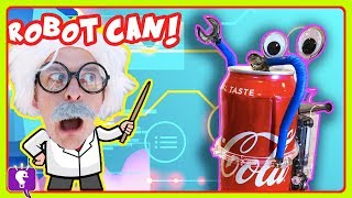 diy coca cola robot friend with hobbyharry on hobbykidstv