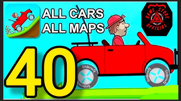 Hill Climb Racing - Gameplay Walkthrough Part 40 - All Cars/Maps (iOS, Android) game store official 