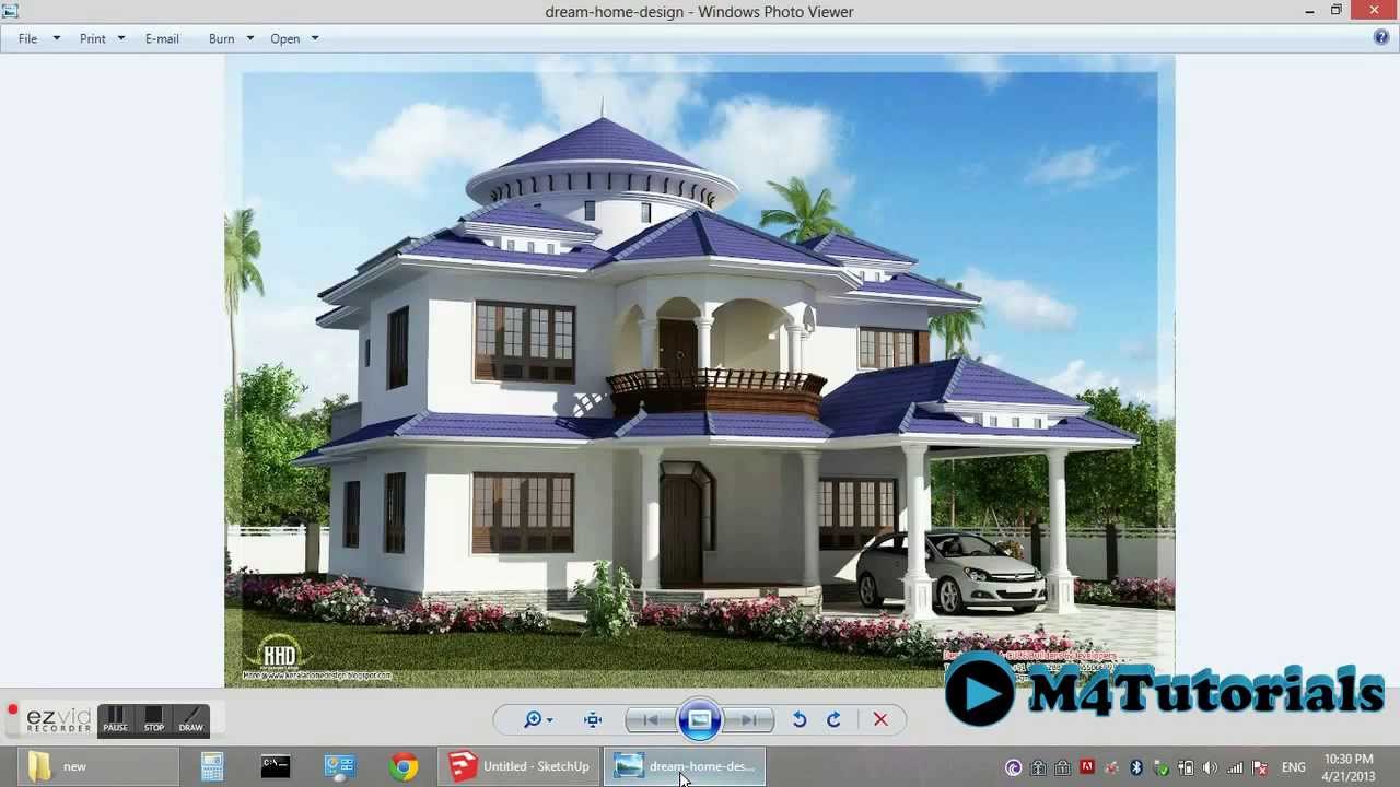 Designing house from the picture ( google sketchup ). part 1 - YouTube Designing house from the picture ( google sketchup ). part 1 - YouTube