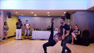 ZoukSEA 2017 Instructor Jack n Jill Competition - Alisson Sandi & Mathilde Santos