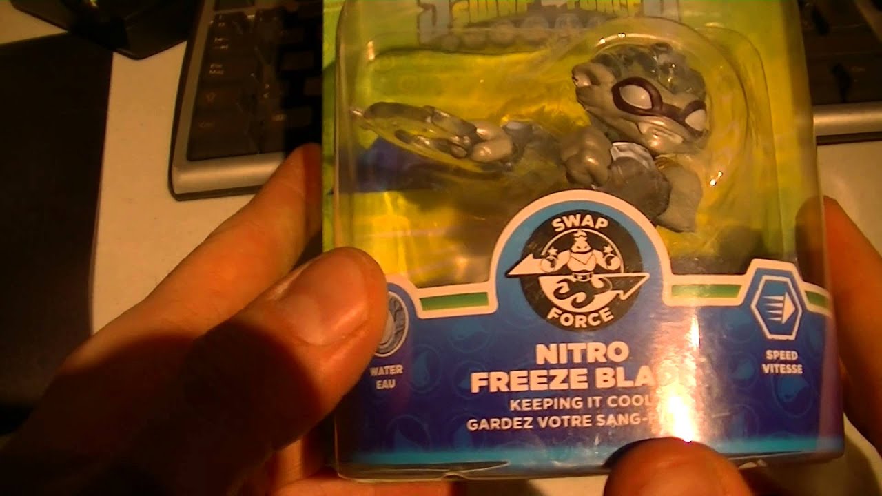 SKYLANDERS SWAP FORCE NITRO FREEZE BLADE UNBOXING(LATE UPLOAD)