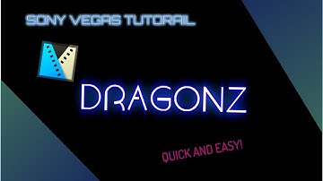 How to make an epic Glowing Text effect! (Sony Vegas Tutorial)