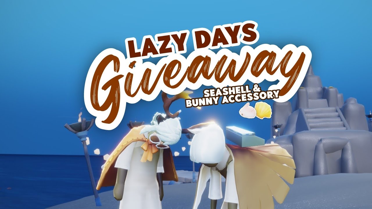 [CLOSED] GIVEAWAY LAZY DAYS (Seashell & Bunny Accessory) Sky COTL