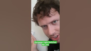 Since European light switches are placed outside of the rooms they light, I had some fun.