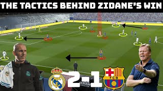 Tactical Analysis: Real Madrid 2-1 Barcelona | Zidane's Tactics vs Koeman's Tactics |