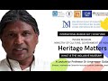 Imd20 heritage matters  prof amareswar galla