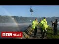 RAF called in as crews race to save damaged dam - BBC News