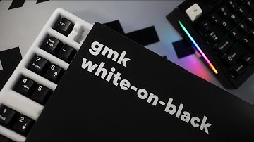 My first GMK Keycap Set! Is it worth it? GMK Keycap Review + White on Black Unboxing + Sound Test