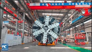 Infrastructure building giant! How a tunnel boring machine is manufactured in China