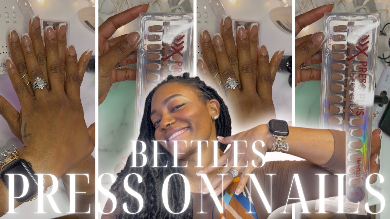 Doing My Nails to Feel Better 💅 | Beetles Press-On Nails Amazon | DIY At Home