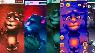 Talking Tom cat 2 colors the Bast funny Tom video😁