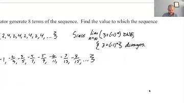 Terms of a Sequence and Convergence pg 3, pt 1