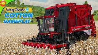 Planting, Harvesting and Selling Cotton to Spinnery | Farming Simulator 23 Gameplay fs23 screenshot 5