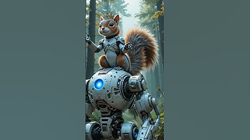 "A Squirrel Became King of the Robots 🤯 (You Won’t Believe How!) #shorts "